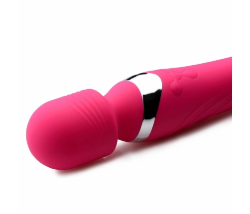 INMI Ultra Thrust-Her Silicone Wand Dual-Action Massager Pink 27.3cm
