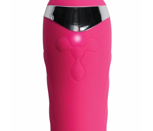 INMI Ultra Thrust-Her Silicone Wand Dual-Action Massager Pink 27.3cm