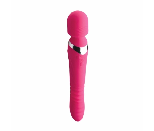 INMI Ultra Thrust-Her Silicone Wand Dual-Action Massager Pink 27.3cm