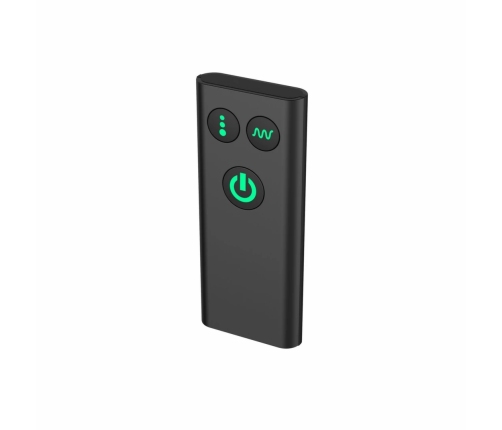 Nexus BEAT Silicone Rhythmic Plug with Remote Control, USB, Black 11,2 cm