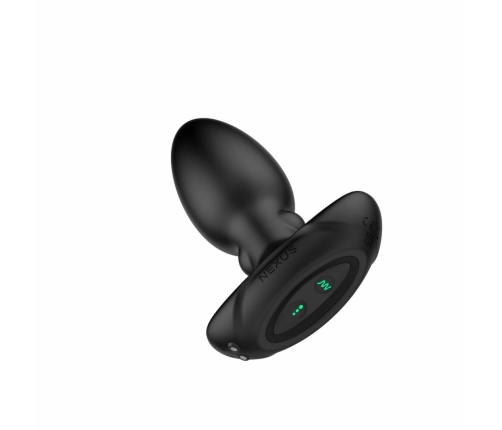 Nexus BEAT Silicone Rhythmic Plug with Remote Control, USB, Black 11,2 cm