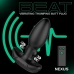 Nexus BEAT Silicone Rhythmic Plug with Remote Control, USB, Black 11,2 cm