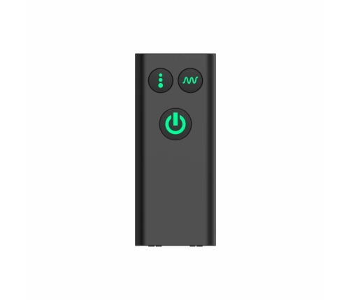 Nexus BEAT Silicone Rhythmic Plug with Remote Control, USB, Black 11,2 cm