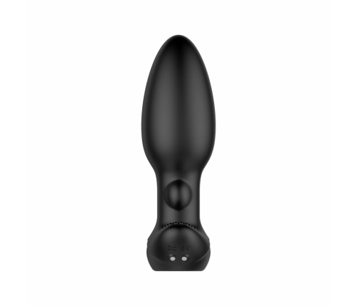 Nexus BEAT Silicone Rhythmic Plug with Remote Control, USB, Black 11,2 cm