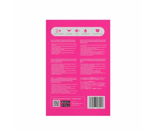 Lovense Lush 4 Wireless Vibrating Egg with Multicolor LED Tail, App Control