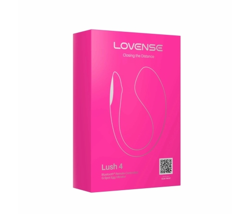 Lovense Lush 4 Wireless Vibrating Egg with Multicolor LED Tail, App Control