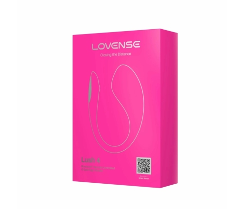 Lovense Lush 4 Wireless Vibrating Egg with Multicolor LED Tail, App Control