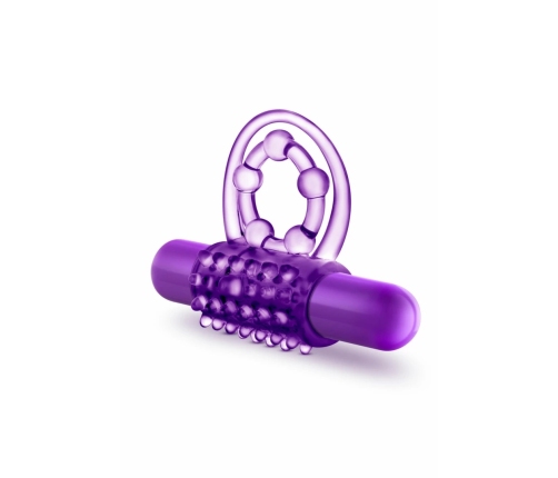 Blush Play With Me The Player Vibrating Dual Support Ring TPE Blue