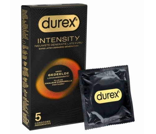 Durex Intensity Latex-Free Ultra Thin Condoms 5 pcs - Enhanced Comfort