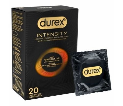 Durex Intensity Ultra-Thin Latex-Free Condoms 20-Pack 56mm