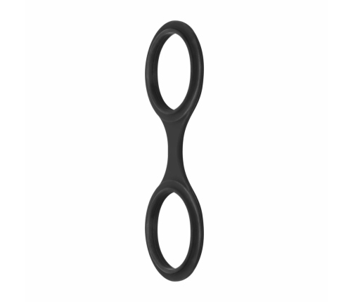 EasyToys Silicone Restraint Handcuffs Black - Flexible & Lightweight Design