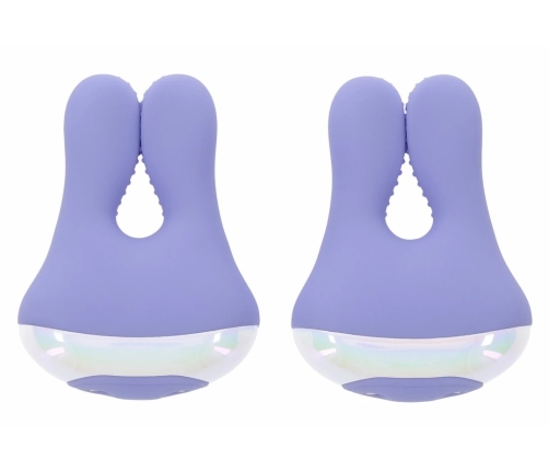 PLAYBOY Pleasure In A Pinch Vibrating Silicone Adjustable Clamps Pink