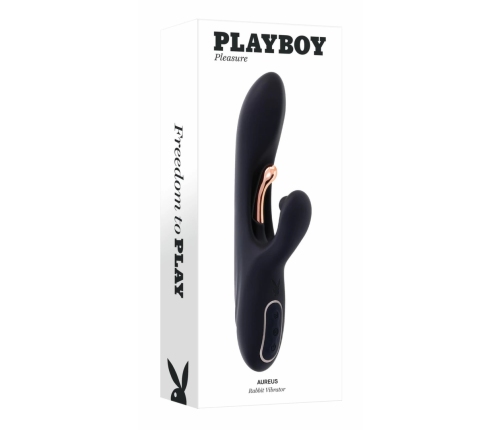PLAYBOY Pleasure Aureus Dual Motor Curved Silicone Intimate Device Pink