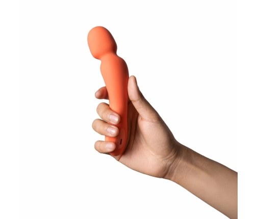 Dame Min Mini Wand Intimate Massager Papaya - Compact & Ergonomic Design