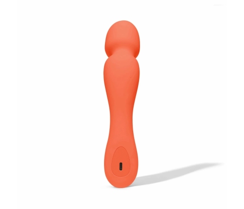 Dame Min Mini Wand Intimate Massager Papaya - Compact & Ergonomic Design