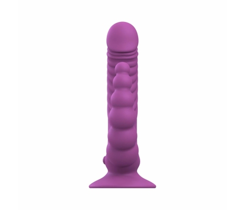 Teazers Double Vibrator Purple - Dual Action Model with Suction Cup & Remote