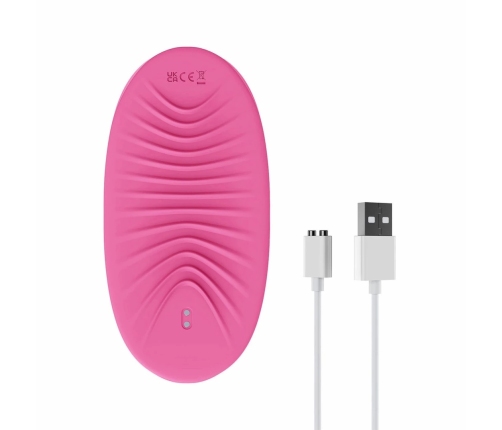 Teazers Thrusting Pad Intimate Device with Remote Control Pink