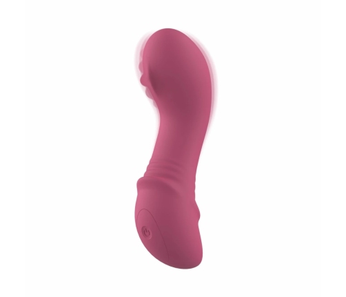 Teazers Rolling Mini Vibrator Raspberry Pink - Compact Ergonomic Massager