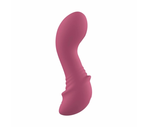 Teazers Rolling Mini Vibrator Raspberry Pink - Compact Ergonomic Massager