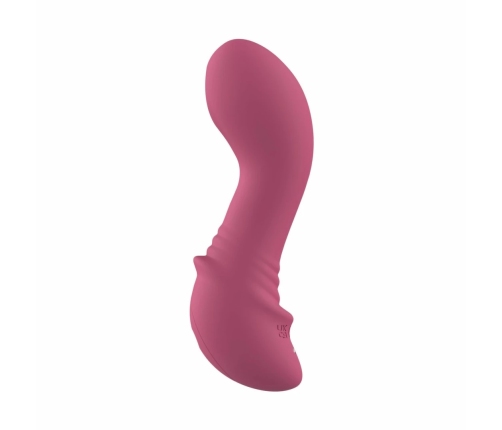 Teazers Rolling Mini Vibrator Raspberry Pink - Compact Ergonomic Massager
