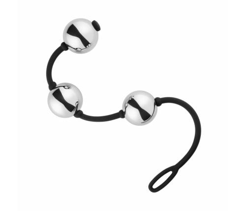 EasyToys Geisha Metal Kegel Balls Silver - Strengthening System, 321g