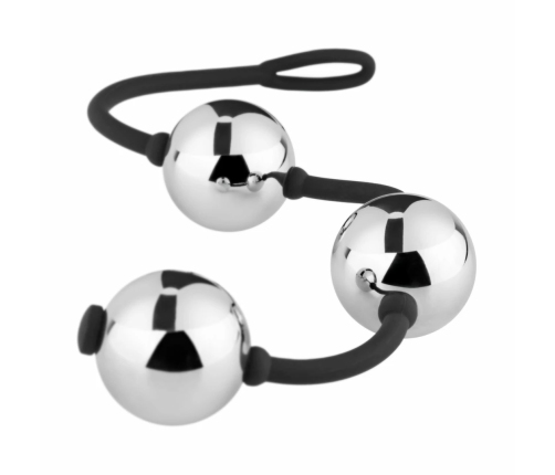 EasyToys Geisha Metal Kegel Balls Silver - Strengthening System, 321g
