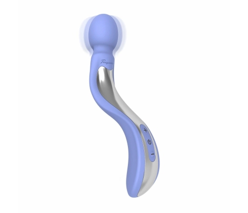 Teazers Curved Wand Lavender - Ergonomic Silicone Vibrating Device