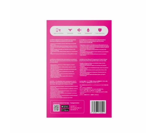 Lovense Lush Mini - Compact App-Controlled Intimate Device, Pink