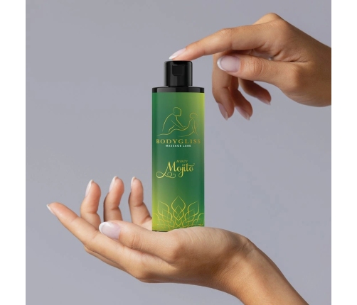 BodyGliss Minty Mojito Massage & Lubrication Oil 150ml - Refreshing Scent