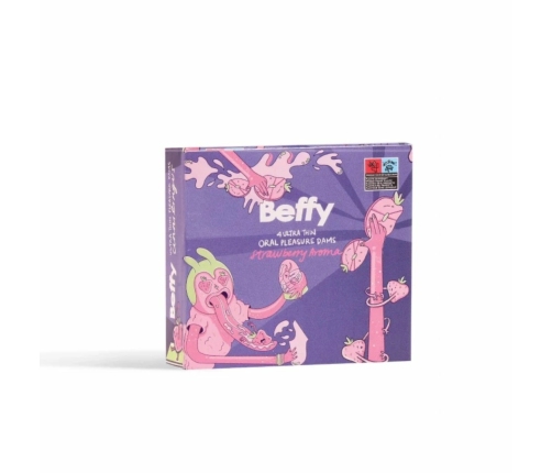 Beffy Female Protection Film Strawberry Flavour 4-Pack