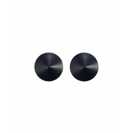 Obsessive Sublimie Self-Adhesive Leather Nipple Covers Black