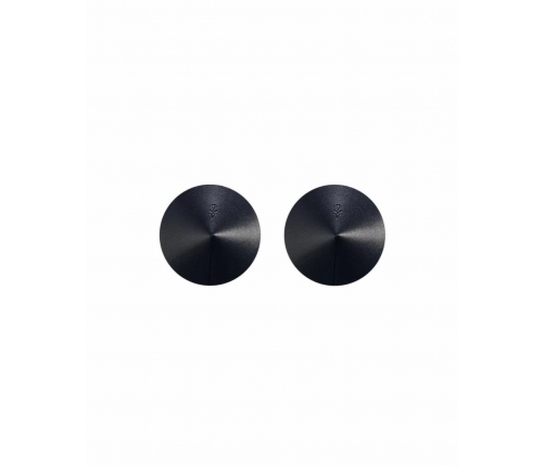 Obsessive Sublimie Self-Adhesive Leather Nipple Covers Black
