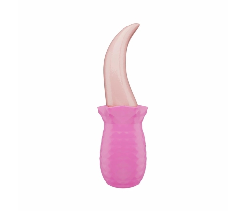 Teazers Tongue Vibrator Pink - Flexible Silicone External Massager USB