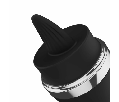 Teazers Mini Tongue Black - Compact Intimate Vibrating Device, Silicone