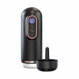 Teazers Telescopic Intimate Machine Black - Multi-Function Heating System Teazers Telescopic Intimate Machine Black - Multi-Function Heating System