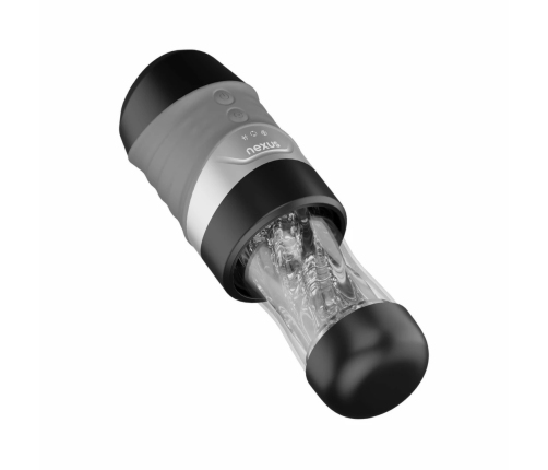 Nexus Alpha Surge Rotating & Suction Intimate Machine Black