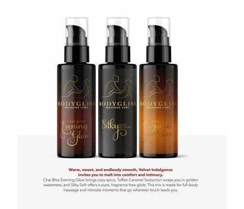 BodyGliss Travel Edition Velvet Indulgence 3-Pack Lubricant Set 3x30ml