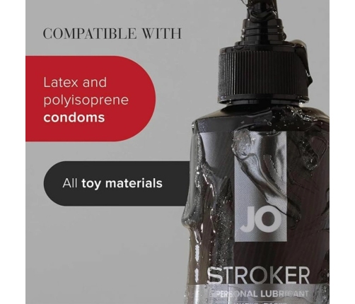 System JO Stroker Lubricant 120ml Thick Water-Based Formula for Devices