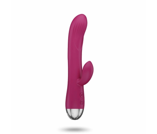 Easytoys Vibe Rabbit Vibrator Raspberry Pink Dual Motor Silicone