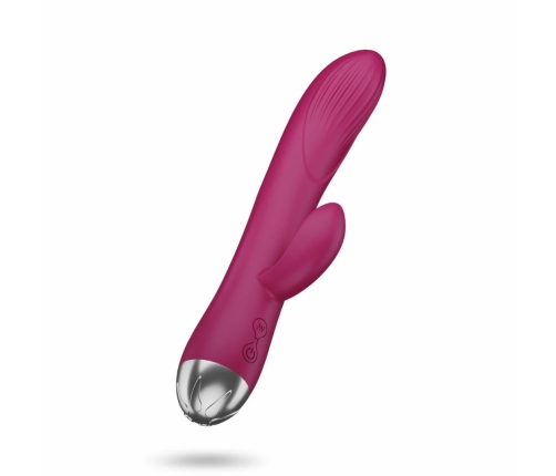 Easytoys Vibe Rabbit Vibrator Raspberry Pink Dual Motor Silicone