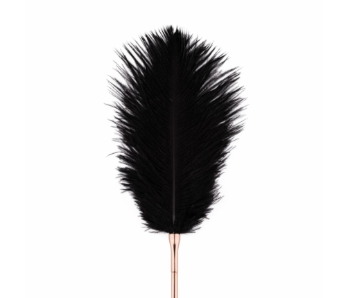 Rosy Gold Feather Tickler & Whip - 2-in-1 Rose Gold Accessory