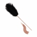 Rosy Gold Feather Tickler & Whip - 2-in-1 Rose Gold Accessory