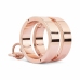 Rosy Gold Adjustable Metal Handcuffs with Quick Release, Rose Gold Finish