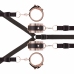 Rosy Gold Under-Mattress Restraint Set Black - Adjustable Comfort System
