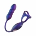 Hueman Deep Impact Dual-Action Silicone Intimate Ring Purple