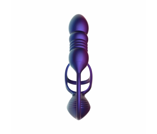 Hueman Deep Impact Dual-Action Silicone Intimate Ring Purple