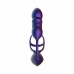 Hueman Deep Impact Dual-Action Silicone Intimate Ring Purple