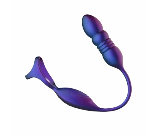 Hueman Deep Impact Dual-Action Silicone Intimate Ring Purple