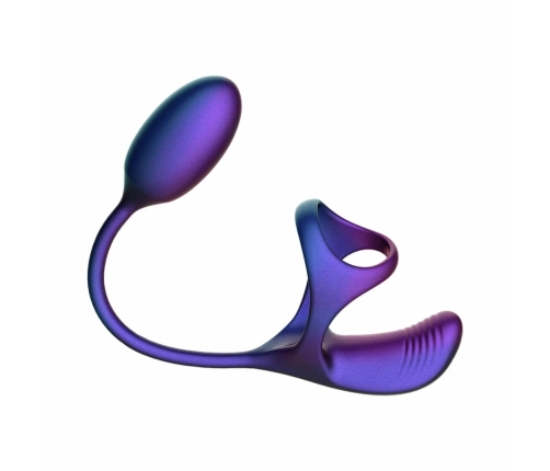 Hueman Halo Orbit Dual-Motor Intimate Ring, Purple, Remote-Controlled