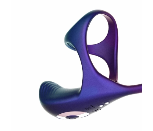Hueman Halo Orbit Dual-Motor Intimate Ring, Purple, Remote-Controlled